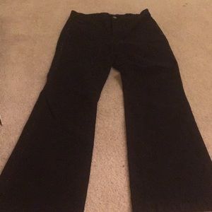 NYDJ 6petite black with rhinestones like new